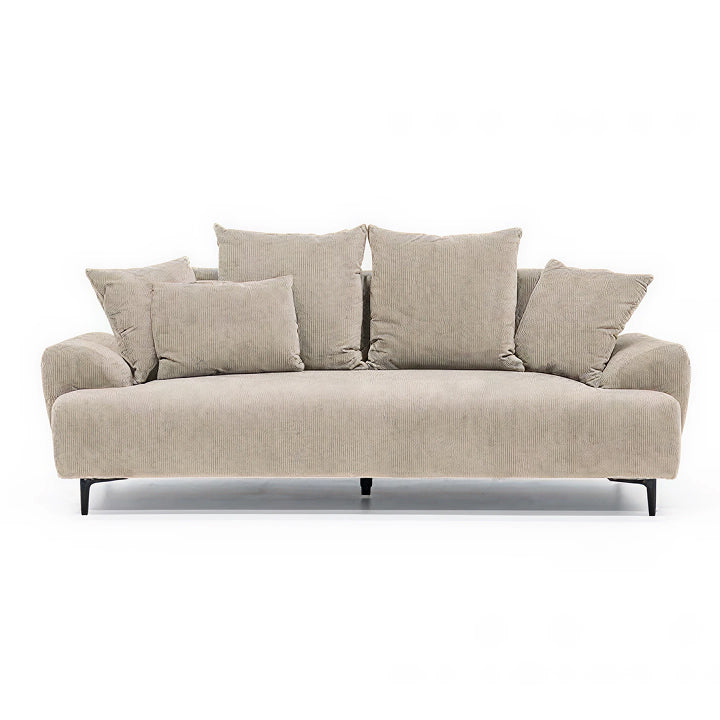 2WAYファブリックソファ 3人掛け W200cm メランジ｜ ソファ・家具