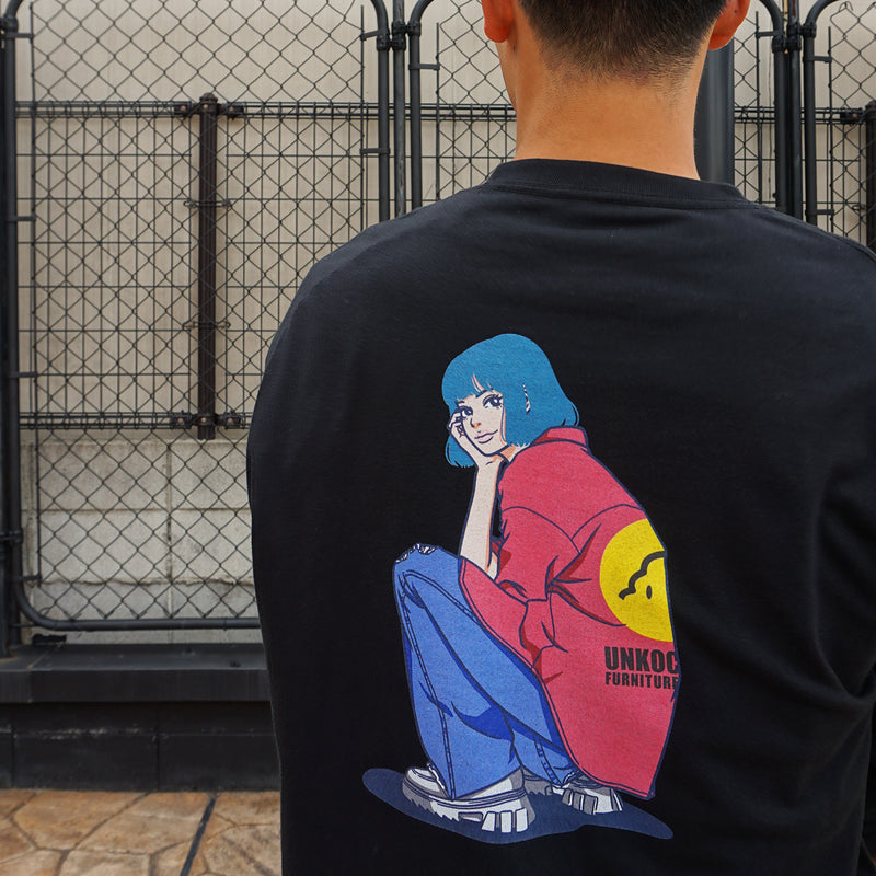 Unkochan x Hime L/S Tee