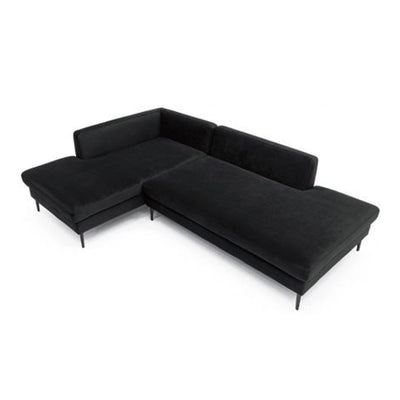 クッション無しの見た目 (BLACK / 右カウチ)