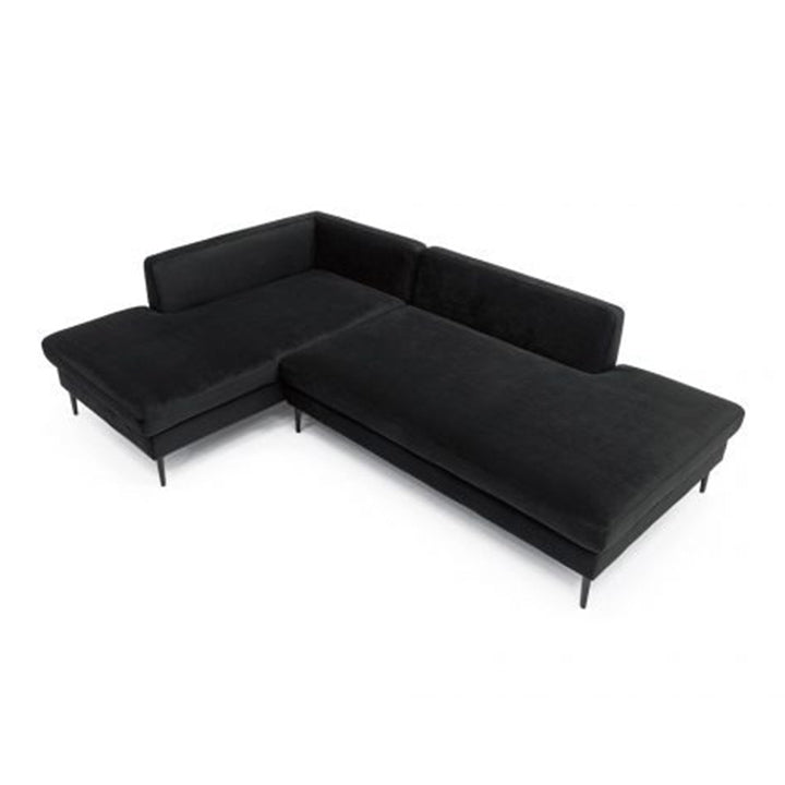 クッション無しの見た目 (BLACK / 右カウチ)