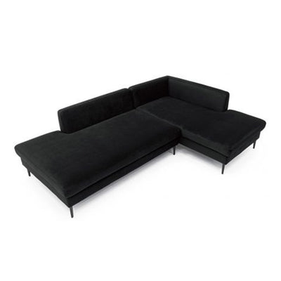 クッション無しの見た目 (BLACK / 左カウチ)