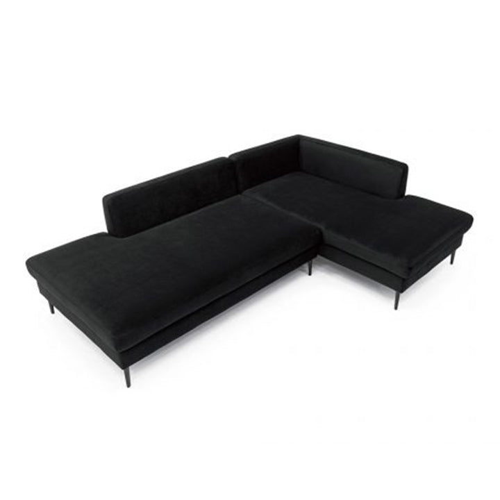 クッション無しの見た目 (BLACK / 左カウチ)