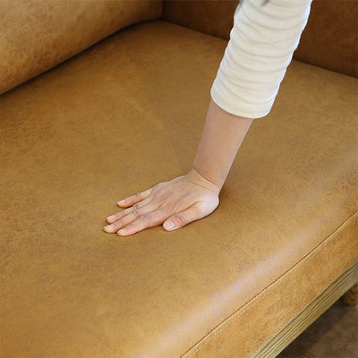 木の風合いが感じれるソファ フリート 1人掛け W77cm