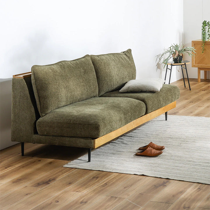 【超美品‼️】定価162,800円♪ ウニコ 180cm幅3人掛けソファ 肘なしのスッキリしたソファ 3人掛け W180cm｜ ソファ・家具