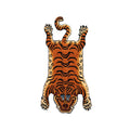 Tibetan Tiger Rug チベタン タイガーラグM&L