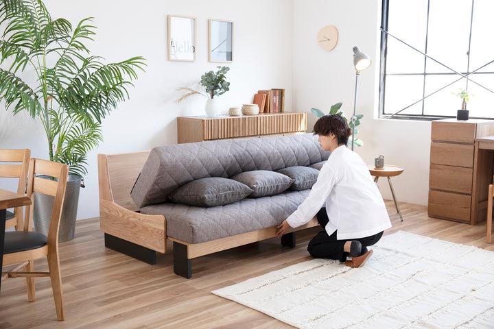 ごろ寝ソファベッド(シングルサイズ) ドロシーⅡ 3人掛け W180cm