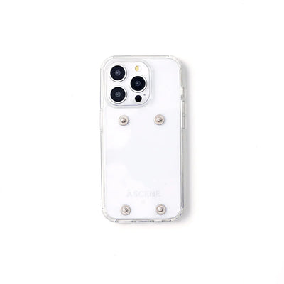 背面のPVCポケットはスナップボタンで取り外し可能