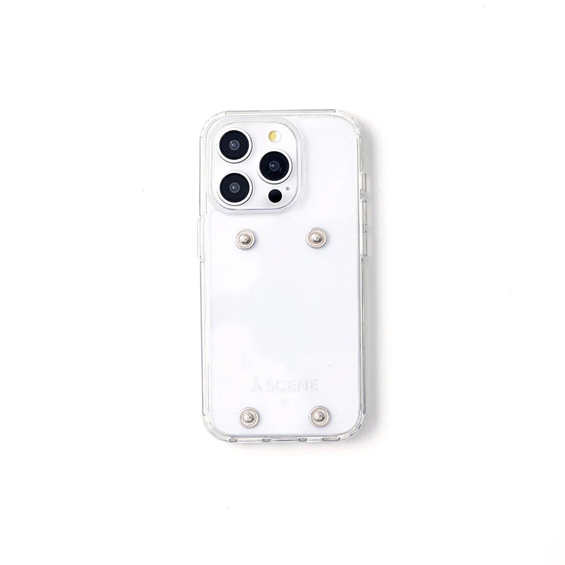 背面のPVCポケットはスナップボタンで取り外し可能