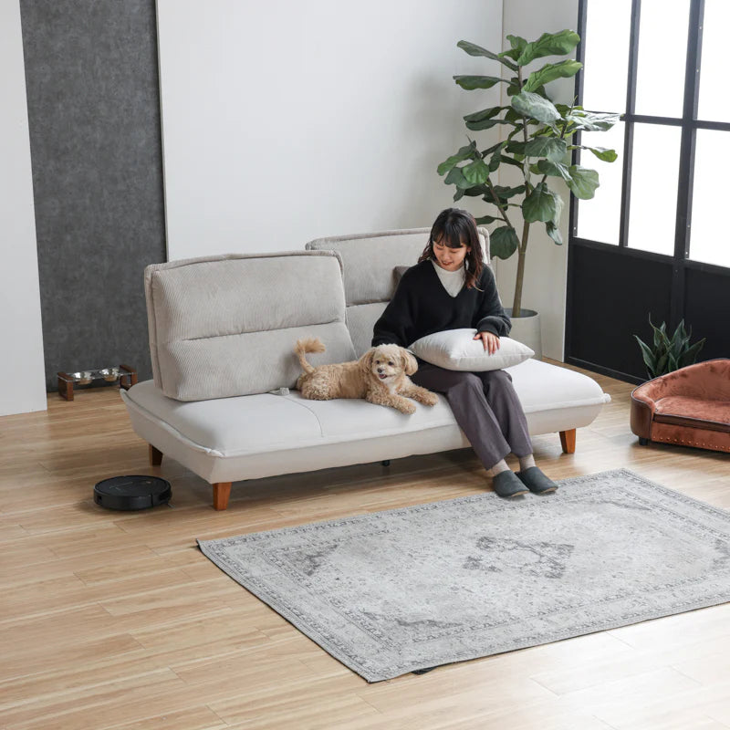 奥行きが変えられる3Pソファ W188cm| ソファ・家具・インテリアの通販 奥行きが変えられる3Pソファ W188cm| ソファ・家具・インテリアの通販