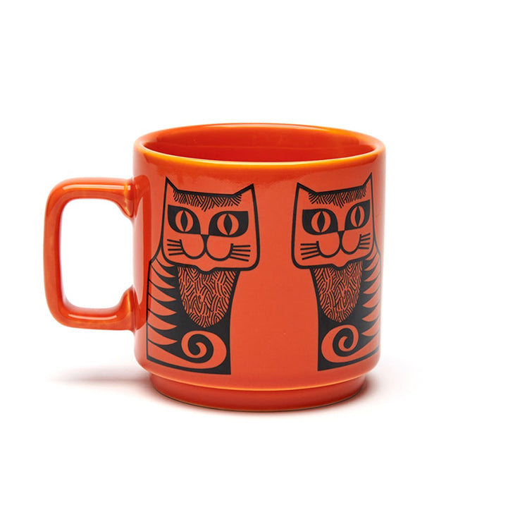 ホーンジー マグ "キャット オレンジ" ヴィンテージデザインの猫のマグ Magpie x HORNSEA