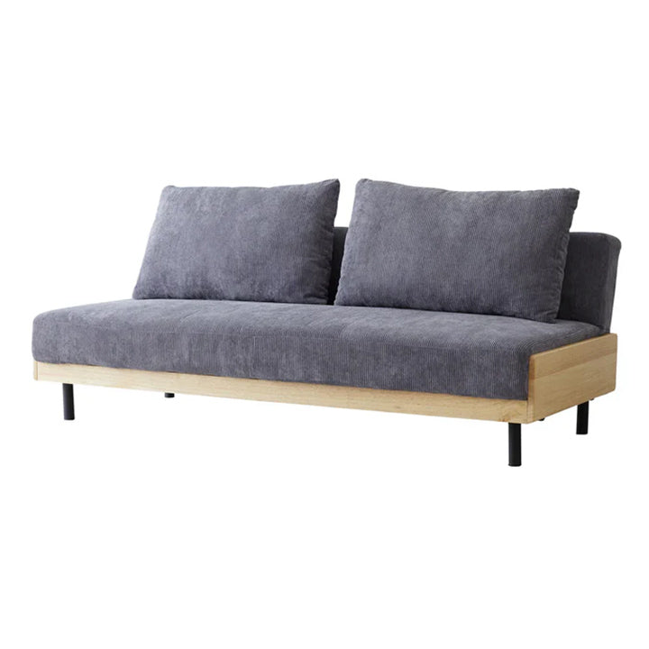 3段階リクライニングソファベッド(GRAY)