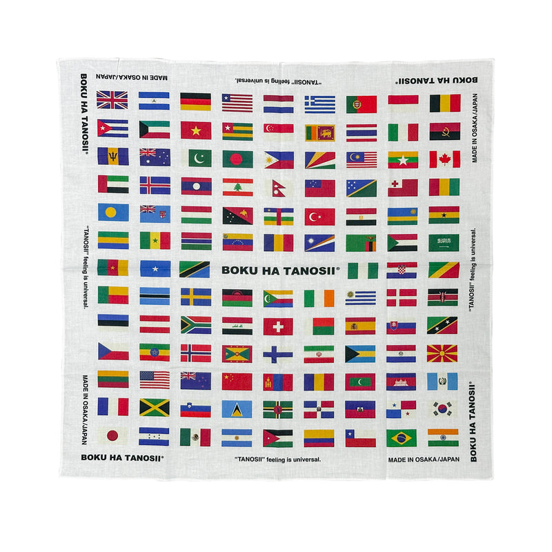 BOKUTANO "WORLD FLAG" BANDANA