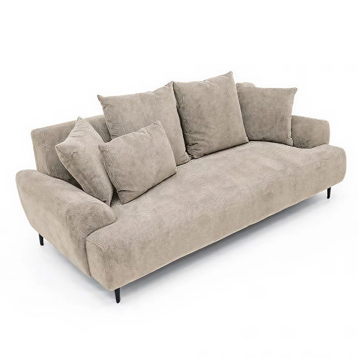 2WAYファブリックソファ 3人掛け W200cm メランジ｜ ソファ・家具