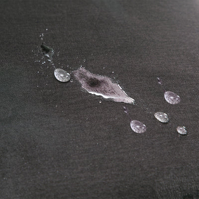 撥水加工が施された張地(BLACK)