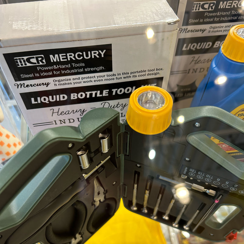 MERCURY toolkit マーキュリー オイルカン ツールキット 工具キット LEDライト付き