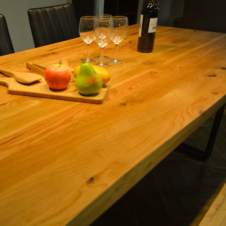 オーク材を使ったダイニングテーブル ( 幅150cm・180cm )｜ 家具