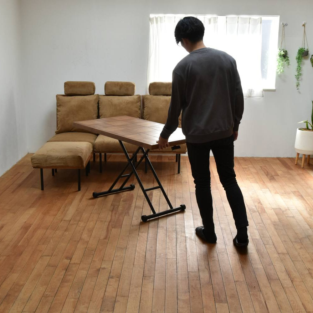 組み合わせ自由 モジュール 昇降テーブル｜ ソファ・家具・インテリア