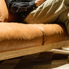 ダーマⅡ 2人掛けソファ 2P スーパーレザーテックス ウレタン塗装 木フレーム 無垢材 ブラウン nora 関家具