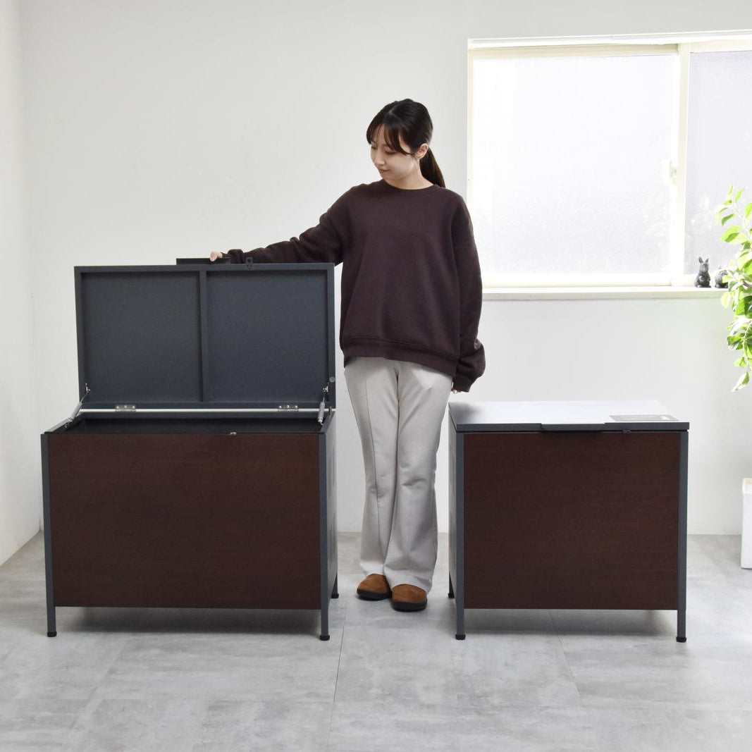屋外収納 ガーデンストッカー スチール収納ボックス M｜ ソファ・家具