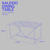 KALEIDOシリーズ ダイニングテーブル  幅123cm KADT-123  / B.Bファニシング