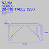 ナーム ダイニングテーブル 1350 NHM-DNT-1350 / アデペシュ