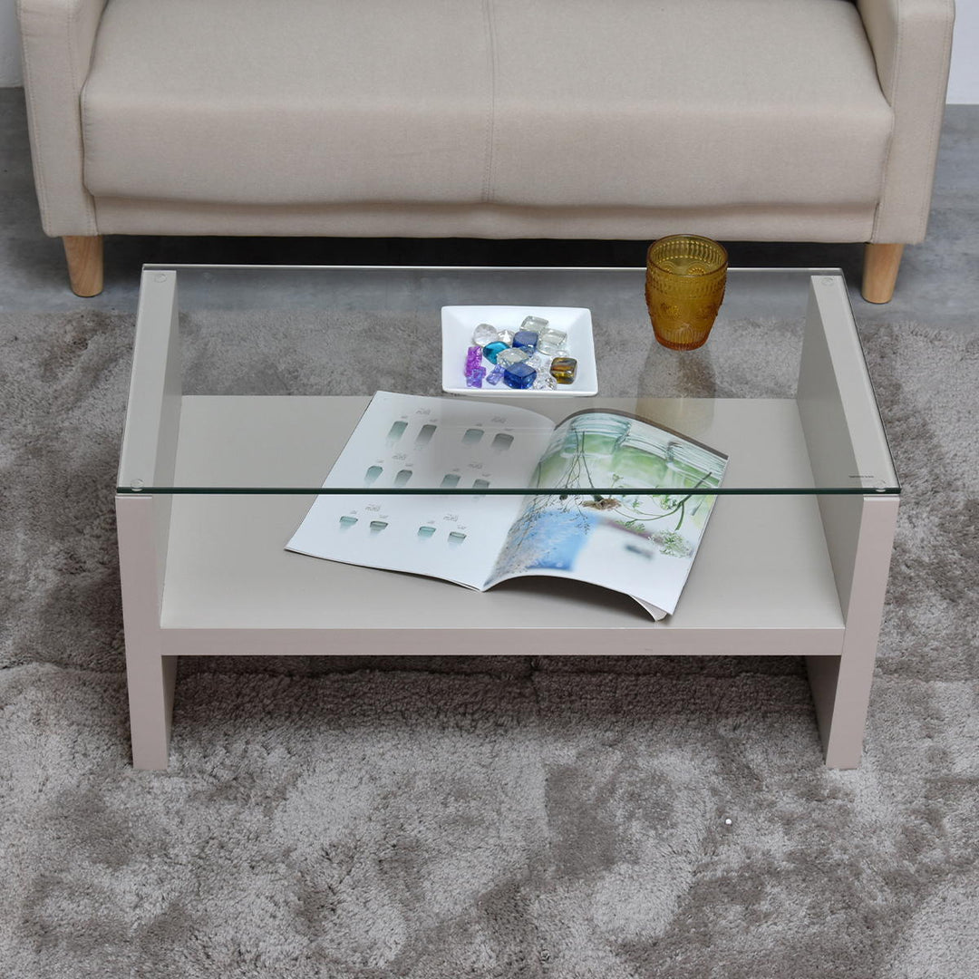 Nokoガラスセンターテーブル｜ ソファ・家具・インテリアの通販