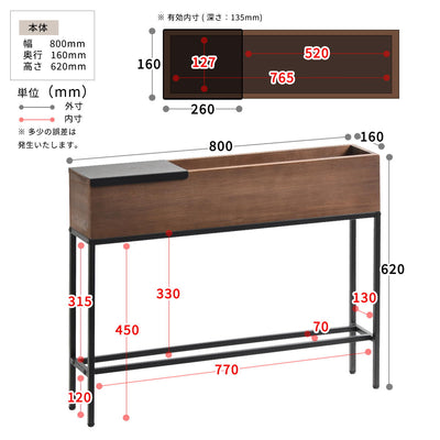 Lidプランターボックス