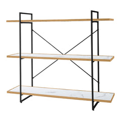 POL open shelf 3 rack europe gray - 木製ラック・ウッドラック