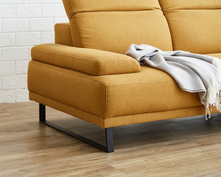 ヘッドリクライニングカウチソファ ロディ 3人掛け W245cm｜家具