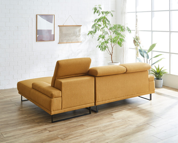 ヘッドリクライニングカウチソファ ロディ 3人掛け W245cm｜家具