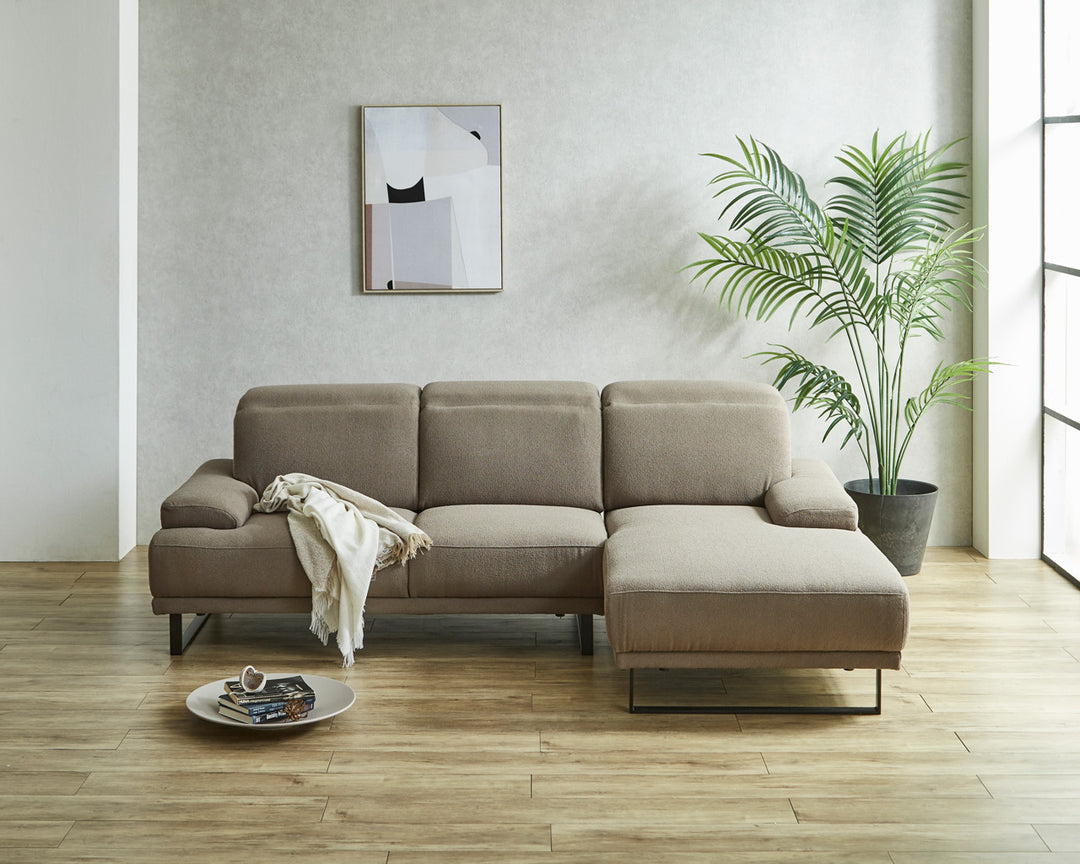 ヘッドリクライニングカウチソファ ロディ 3人掛け W245cm｜家具