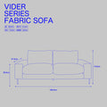 ヴィデル ソファ ファブリック  / VIDER sofa fabric
