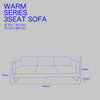 ウォーム 3シート ソファ WRM-SFA/ アデペシュ