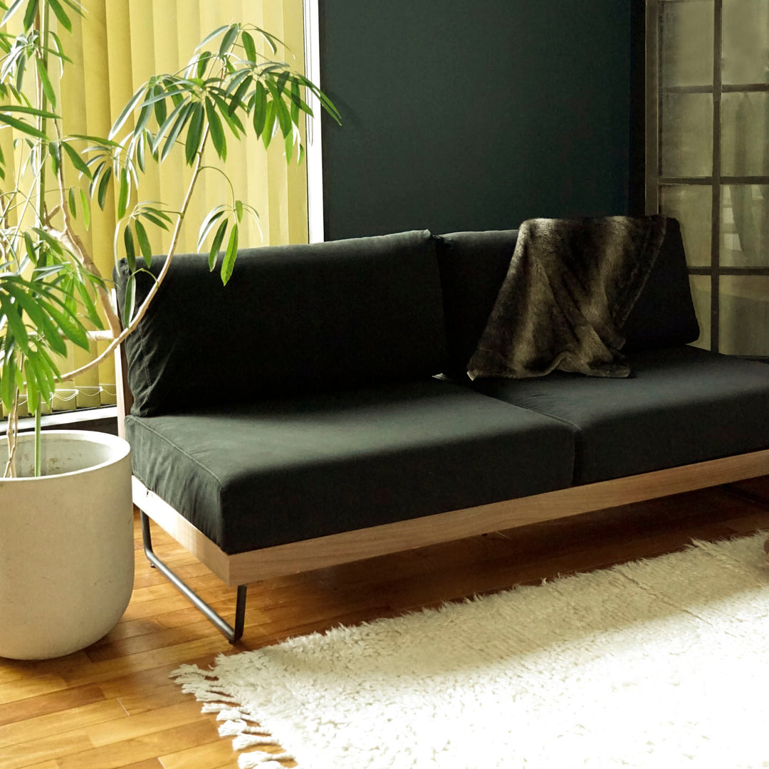 a.depecheウェルメ2シートソファ チャコールグレー welme2seat a.depecheウェルメ2シートソファ チャコールグレー welme2seat 二人