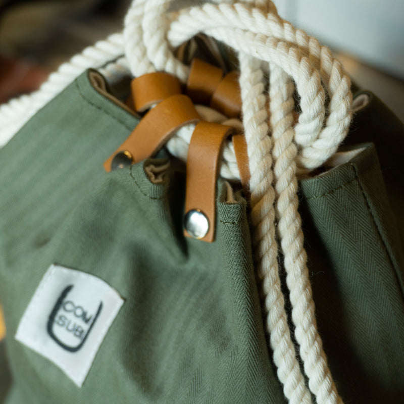 THEモンゴリアンチョップス COMUSUBI BAG "WORKFABRIC"