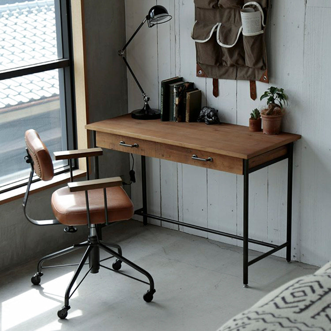 ラン デスク パイン古材仕様 90cm 廃盤】ラン デスク ( 90cm ) / LAN DESK ( 90cm )｜ ソファ・家具