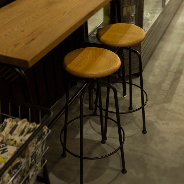 コンベックスⅡ スツール（ L ） オーク材 / CONVEX STOOL （ L