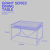 GRANT ダイニングテーブル  幅120cm GRDT-120  / B.Bファニシング