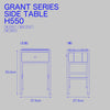 GRANT サイドテーブル GRST-375 / B.Bファニシング