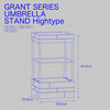 GRANT 傘立てハイタイプ / BBファニシング GRUM-280H