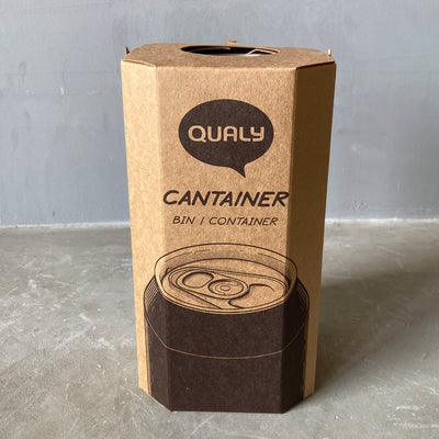 QUALY  缶コンテナ ダストボックス ゴミ箱 CANTAINER