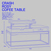 ロージー リビングテーブル  コーヒーテーブル CRUSH CRASH PROJECT Easy Life
